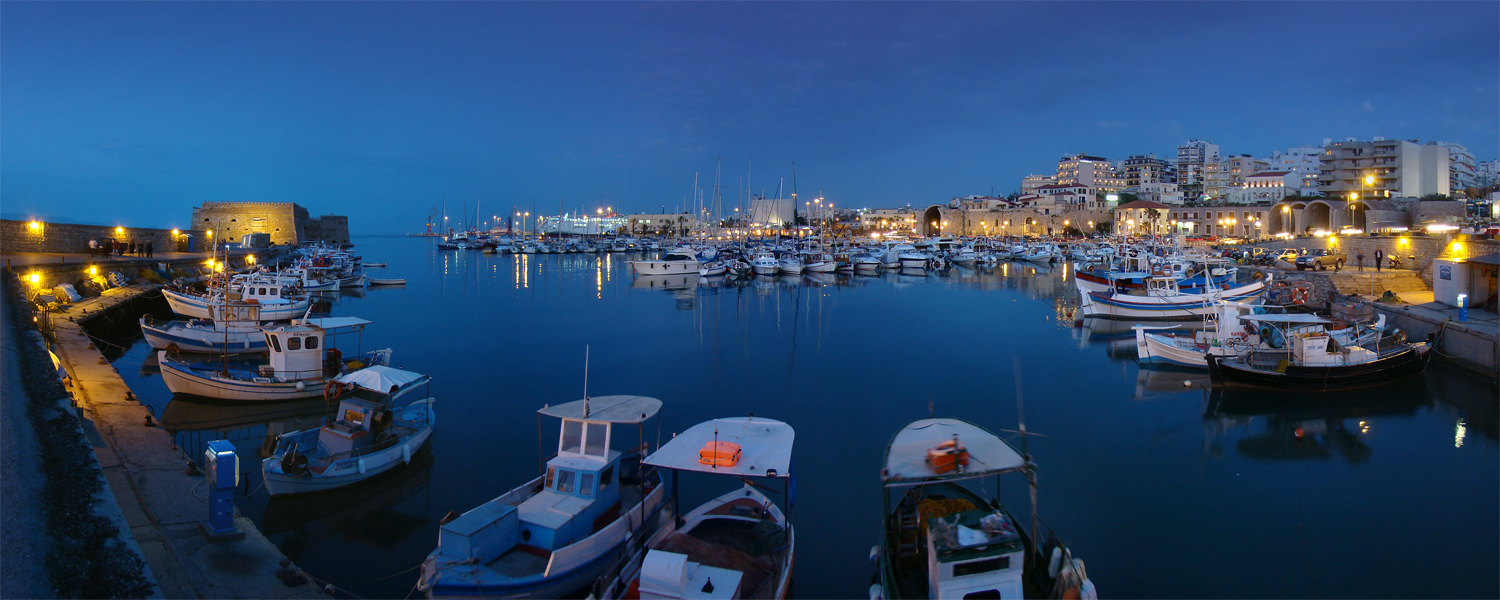 port by night